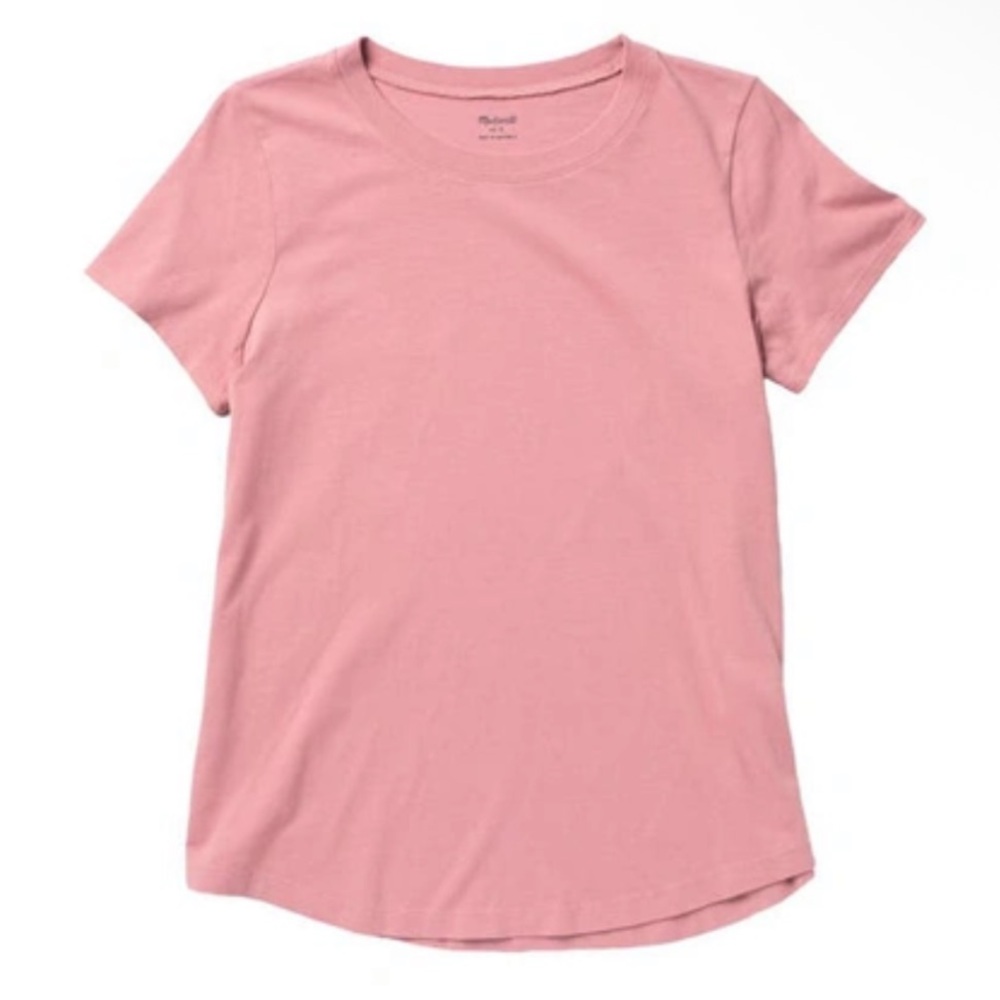 Madewell Vintage Crewneck Cotton T-Shirt Size XXS in Weathered Berry